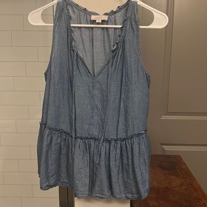 Peplum tanktop
